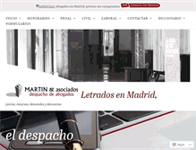 Tablet Screenshot of abogados-abogado.com